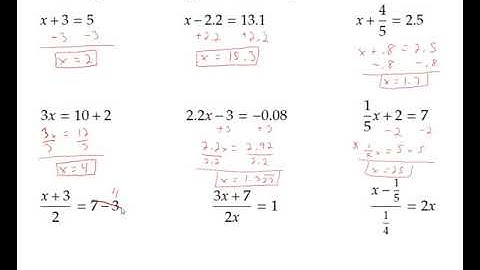 Free Test Prep Online: ACT Math Elementary Algebra 2 Solving Algebraic Expressions