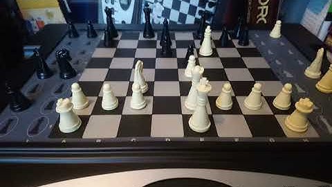 Arena FIDE Master VS Excalibur Phantom Force Chess Computer Level BE001 Game 03.11.19