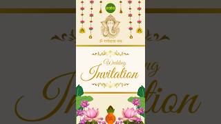 Do you like it ❤️ | Digital wedding card | Doing something creative #wedding #cards #canva #creative