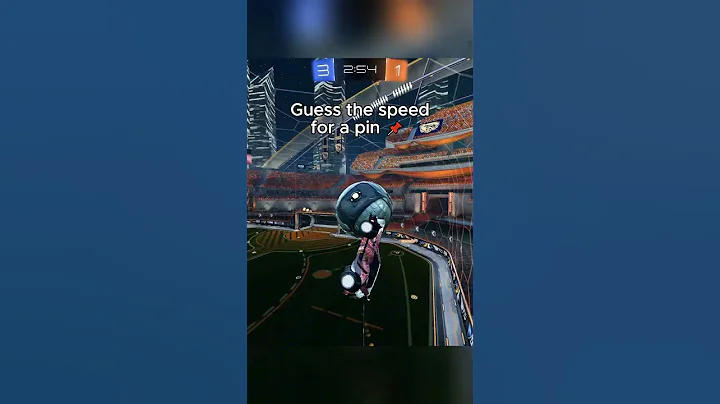 Guess the speed for a pin 📌​ #rocketleague #rl #rocketleagueclips