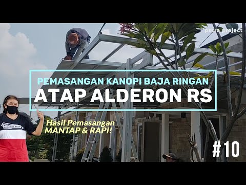 Pemasangan Kanopi Baja