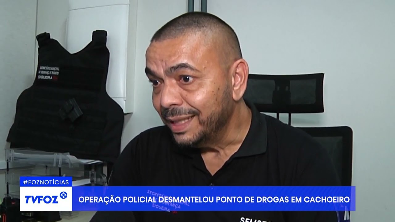 Operação policial desmantelou ponto de drogas em Cachoeiro
