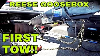 First Tow with the Reese Goosebox! DID IT FAIL THE TEST? Watch!
