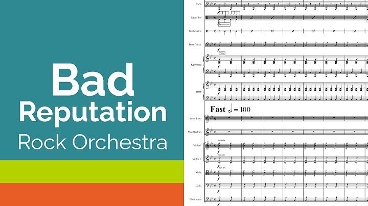 Bad Reputation Orchestral version - Orchestral performance video thumbnail