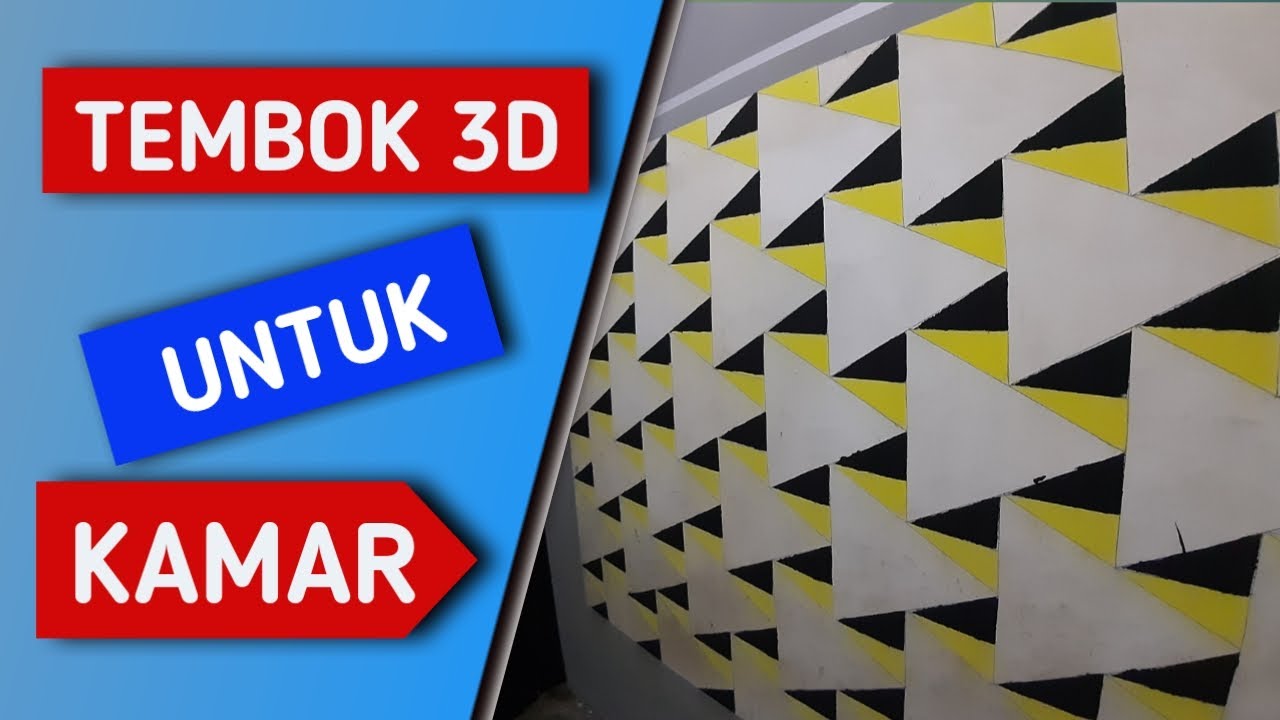 Tutorial 3d tembok | wall 3d - YouTube