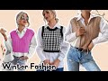 MODA MUJER CON CHALECOS DE PUNTOS ✧ IDEAS DE ROPA OTOÑO-INVIERNO 2023-2024