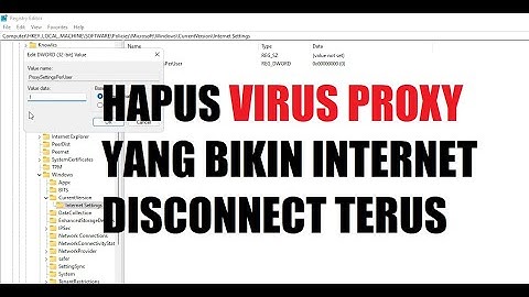 Proxy Settings Per User Keeps Changing to 0, DELETE PROXY VIRUS