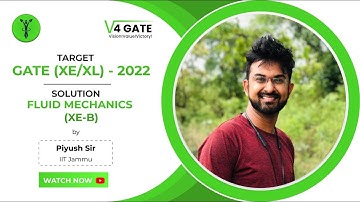 Solution | Fluid Mechanics: XE - B | GATE(XE/ XL) - 2022 | Part -1 | IITKGP | AgriVision4U