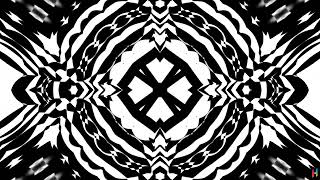 Mesmerizing Black and White Motion Graphic Pattern