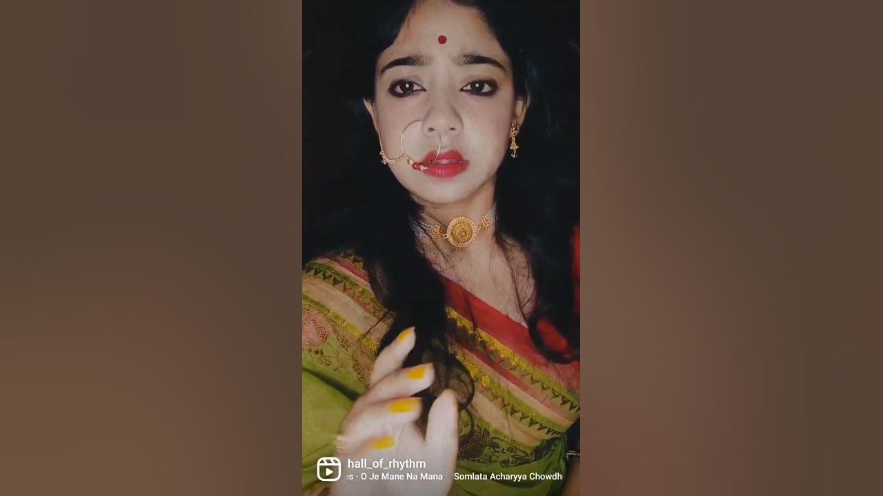 O je mane na mana।Face expression।Somlata Acharyya Chowdhury। Rabindrasangeet।Shots