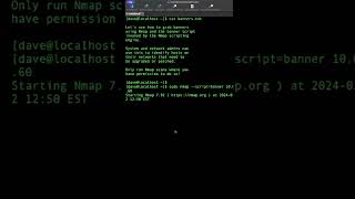 Banner Grabbing with Nmap #linux #nmap #cybersecurity