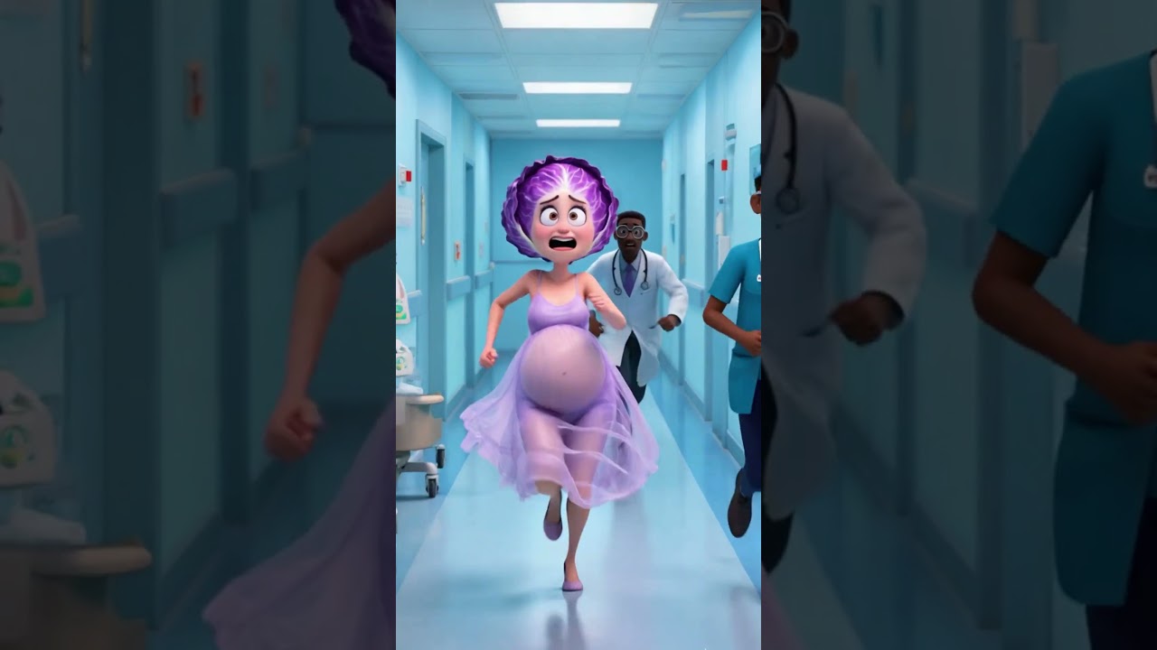 🥬Evolution of Baby: Doctor Helps Pregnant Purple Cabbage! 🏥🥬💉 