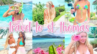 Travel To St. Thomas With Me! | Snorkeling, Beach Days, Ft. Madi Westbrooke & More | Lauren Norris