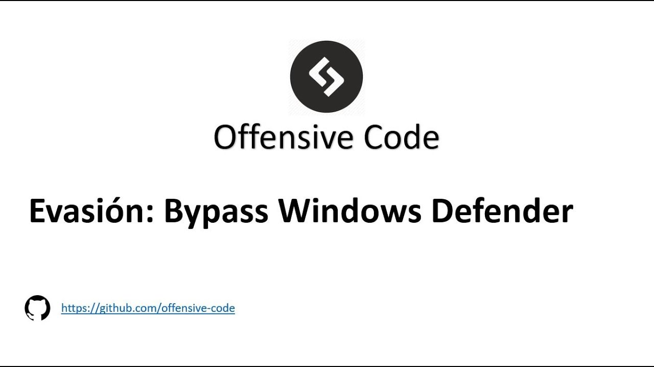 Evasión: Bypass de Windows Defender utilizando Local Process Injection ...