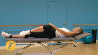 Lumbar - supine lumbar rotation stretch