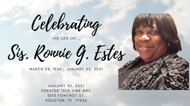 Sis. Ronnie Estes Homegoing Service - 01302021