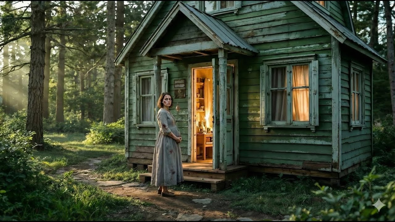 Espancada pelos Pais, a Jovem Grávida Fugiu para as Montanhas Até Encontrar uma Cabana Secreta