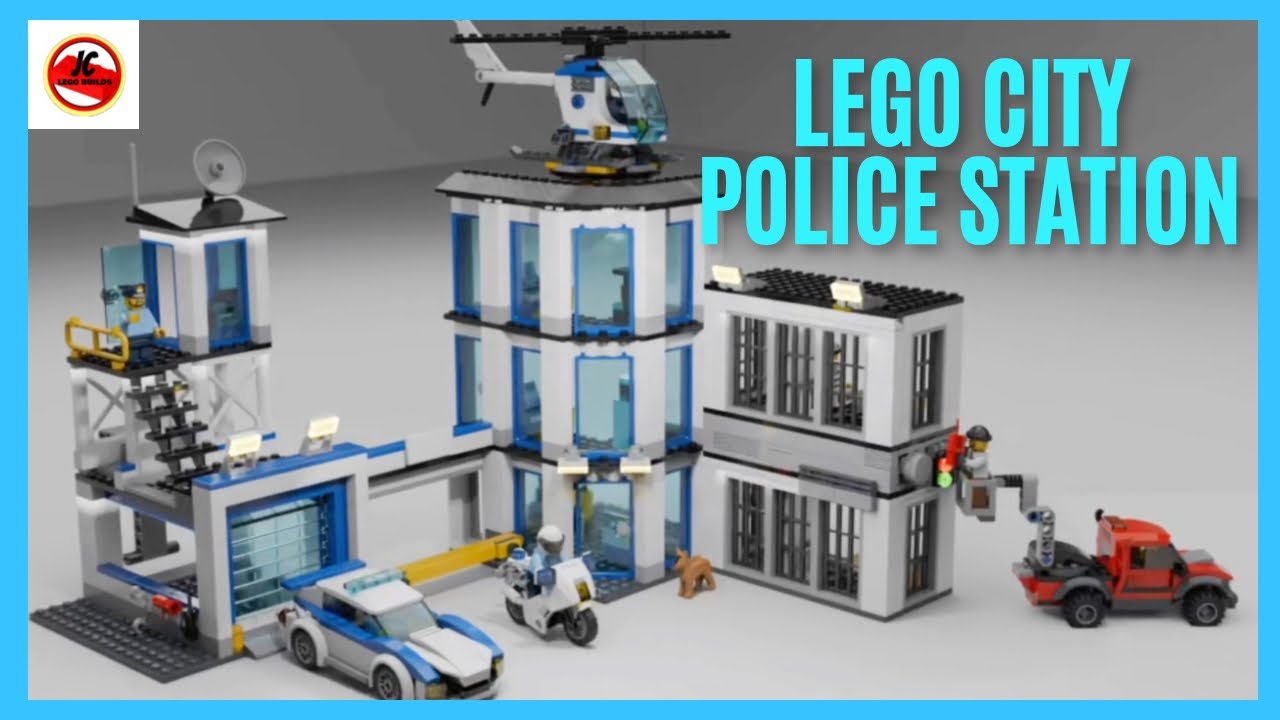 LEGO City Police Station 60141 Speed Build. (4K)