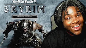 FINALLY Getting into SKYRIM For The FIRST TIME! (STREAM VOD #1)