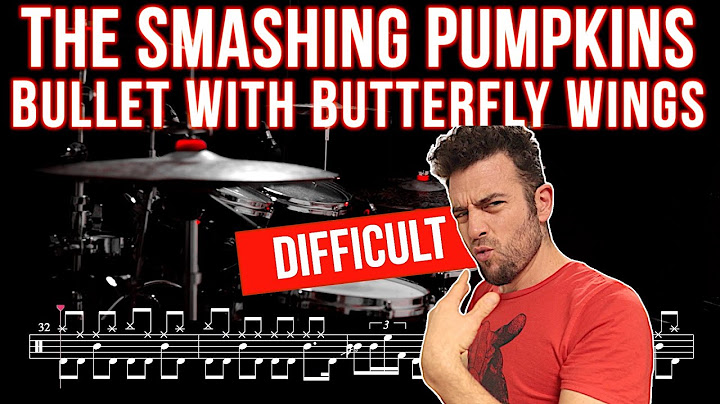 Bullet With Butterfly Wings Drums version - Drums performance video thumbnail