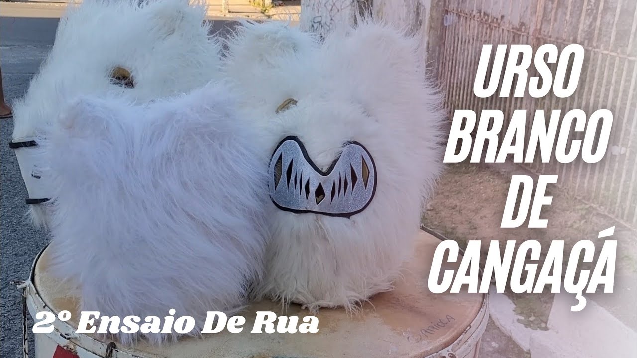 Urso Branco De Cangaçá Segundo Ensaio De Rua Em São Lourenço Da Mata PE 🐻‍❄️ 21/11/2021