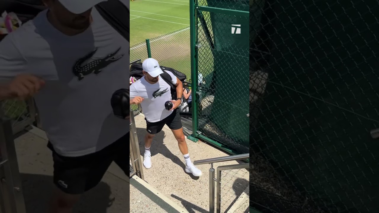 We’re pretty excited about this one 🤪 #tennis #wimbledon #sports