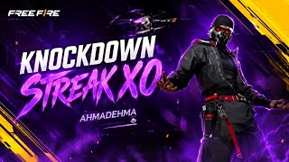 KNOCKDOWN STREAK XO || FREE FIRE 🔥/ AHMADEHMA screenshot 4