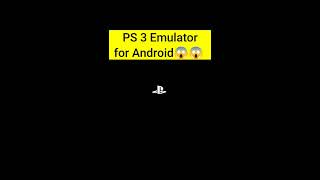 PS 3 EMULATOR FOR ANDROID/iOS|Free Emulator on Play Store  #shorts #youtubeshorts #ps3 #ps3emulator screenshot 3