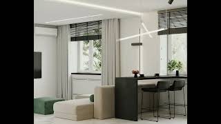 Modern style STUDIO appartment interior design