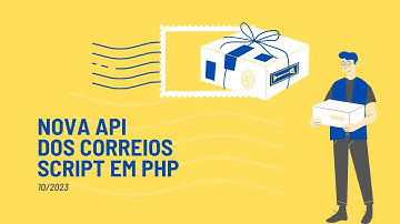 Nova api dos correios em PHP - simplificado eu atualizado 10/2023