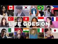 who Sang It Better :BTS (방탄소년단) - Life Goes On (12 different countries )
