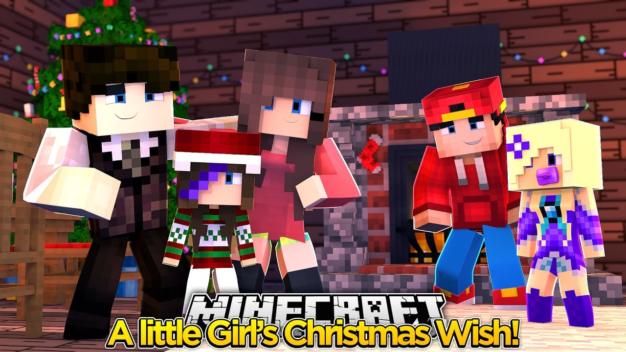 Minecraft Adventure - A LITTLE GIRLS CHRISTMAS WISH!!!