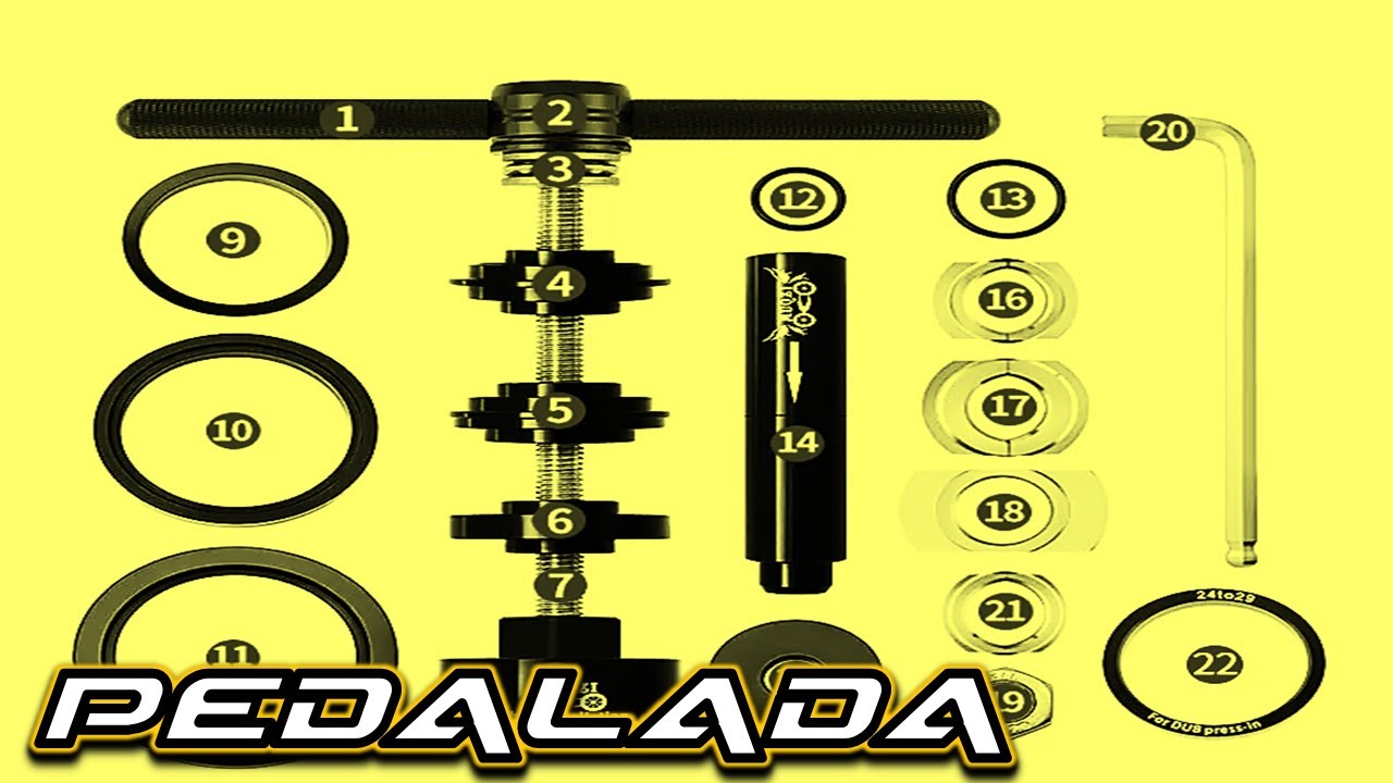 Pedal 161 extra 1  - How to remove a Press Fit central bearing from a bicycle frame
