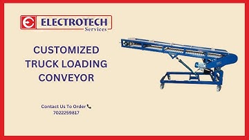 Customized Truck Loading Conveyor with Adjustable Height | Portable Material Handling Solution