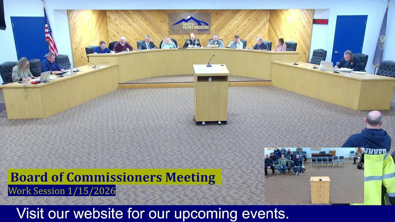 Board of Commissioners Work Session Meeting - 01/15/2026