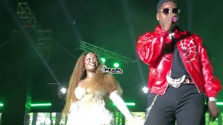 Lydia Jazmine And T Paul 256 Performing “Sawa Sawa” At Lugogo Cricket Oval 2026.