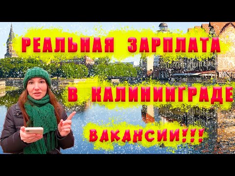 СВЕЖИЕ ВАКАНСИИ В КАЛИНИНГРАДЕ/РЕАЛЬНАЯ РАБОТА И ЗАРПЛАТА