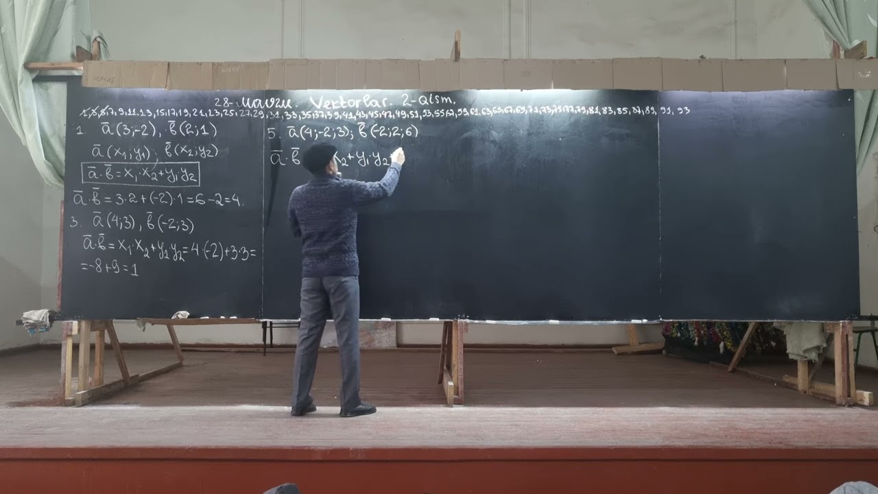 28-mavzu. Vektorlar.2-qism