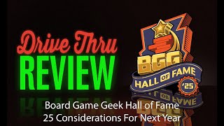 Board Game Geek Hall of Fame: 25 Considerations For Next Year