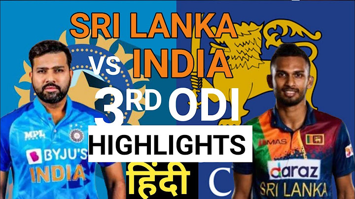 3rd ODI | Hindi | Highlights | India Tour Of Sri Lanka 7th August 2024 (BCS)