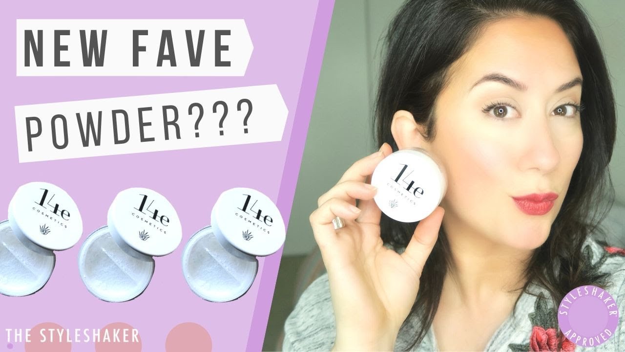 My Honest Review of the 14E COSMETICS Prime and Set POWDER | Demo, Swatches, Clean and Green Beauty