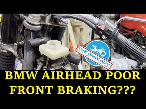 BMW Airhead Front Master Cylinder Rebuild... EASY - YouTube