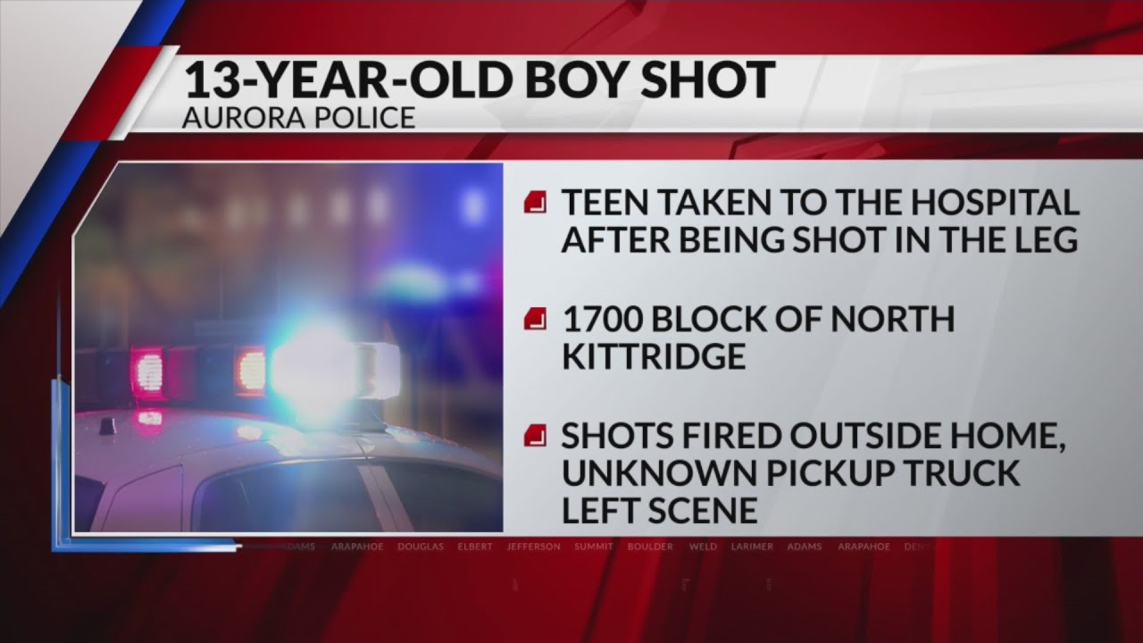 13-year-old shot inside Aurora home, suspect wanted - YouTube
