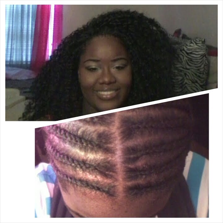  How i protect/ braid my twa under my wigs | natural 4c hair - YouTube