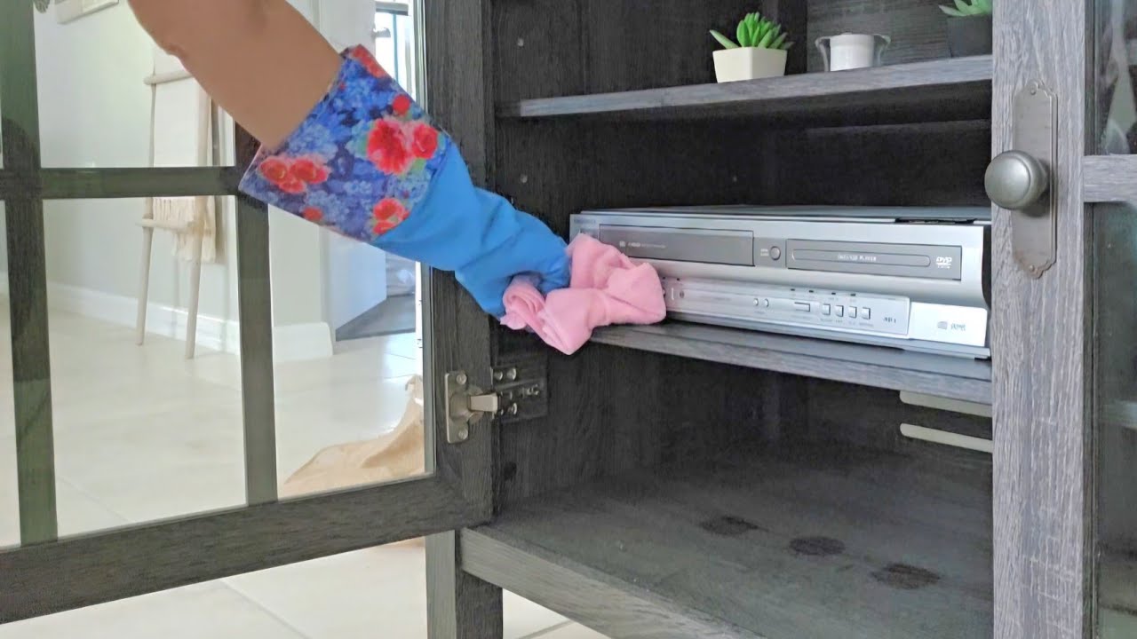 ~ASMR~ Relaxing Dusting the furniture:) No talking!!