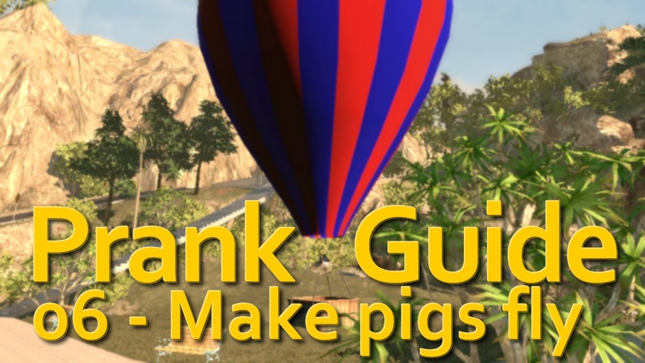 "Goat Simulator" - PAYDAY DLC - Make pigs fly (06)