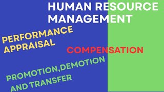 Human Resource Management Unit Five,Six and Seven Tutorials