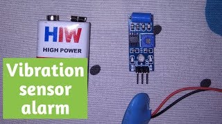 Vibration sensor alarm |vibration alarm| security alarm
