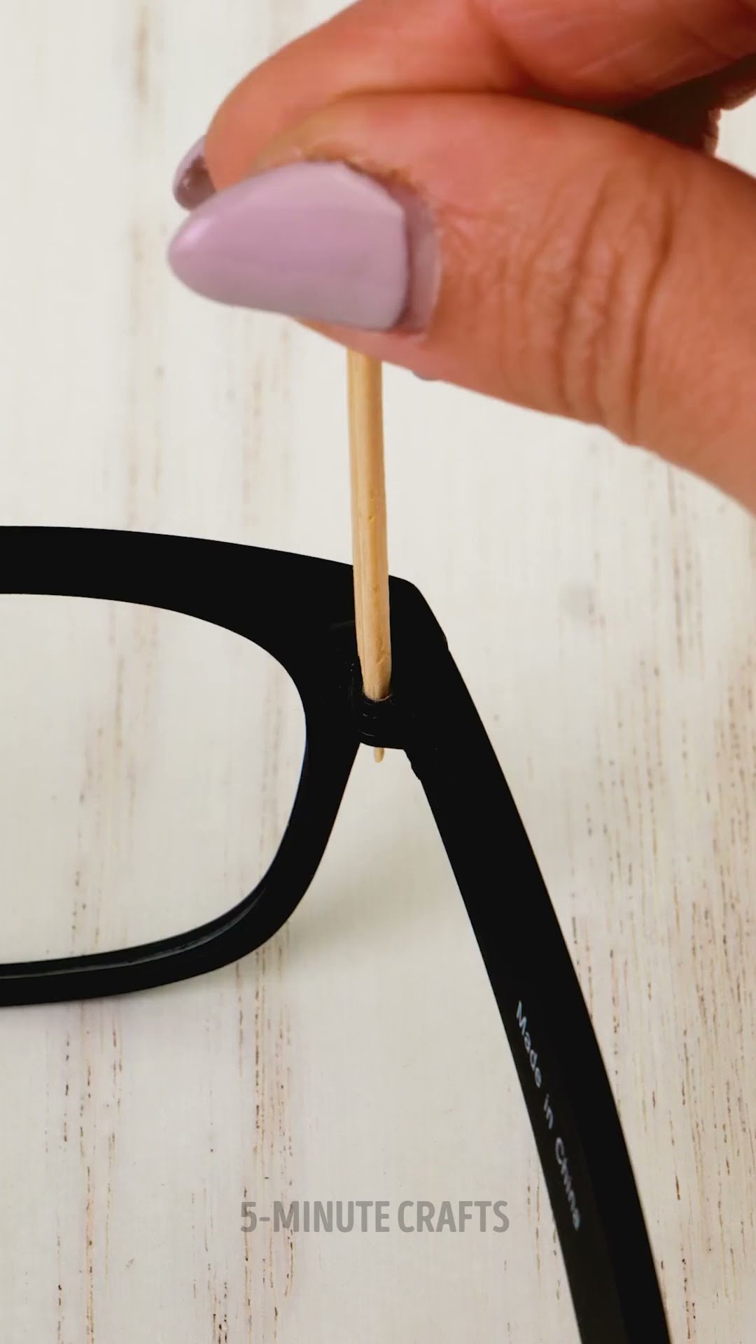 Quick fix for your broken glasses #trick #hack #fixit #smart #shorts