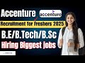 Accenture Recruitment Process 2025 : Hiring for Freshers as Security Delivery Associate | Jobs 2025